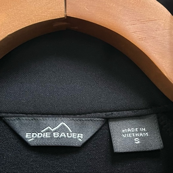 Eddie Bauer Black Half Zip Performance Fleece Jacket Size Small - Picture 7 of 8